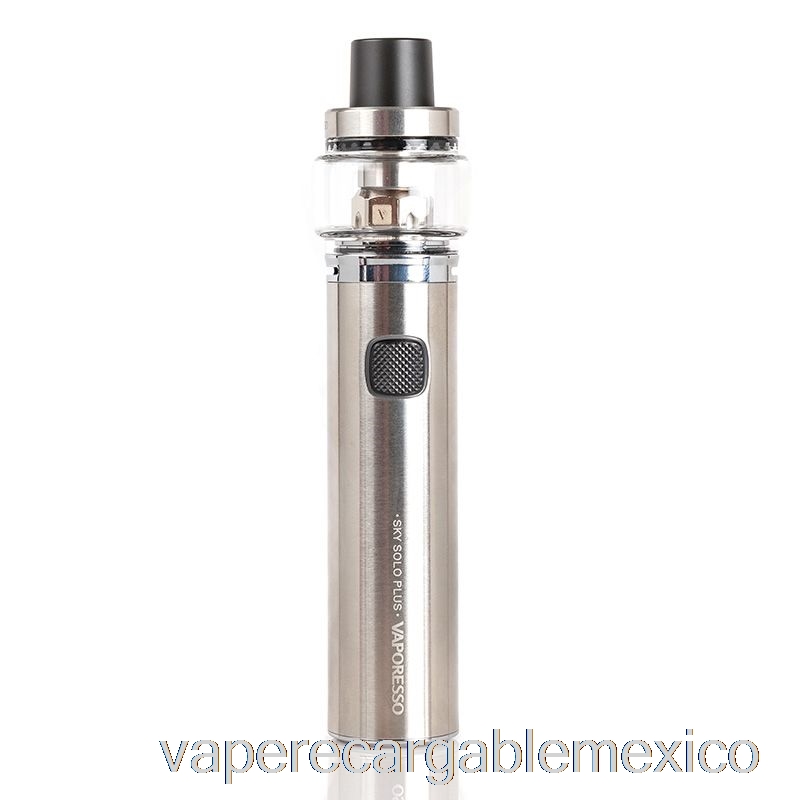Vape Recargable Vaporesso Sky Solo & Solo Plus Kit De Inicio Edición Solo Plus - Acero Inoxidable